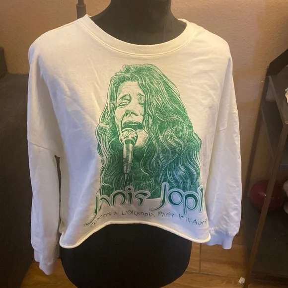 Truce Kids NWOT Janis Joplin Sweatshirt - Picture 2 of 6